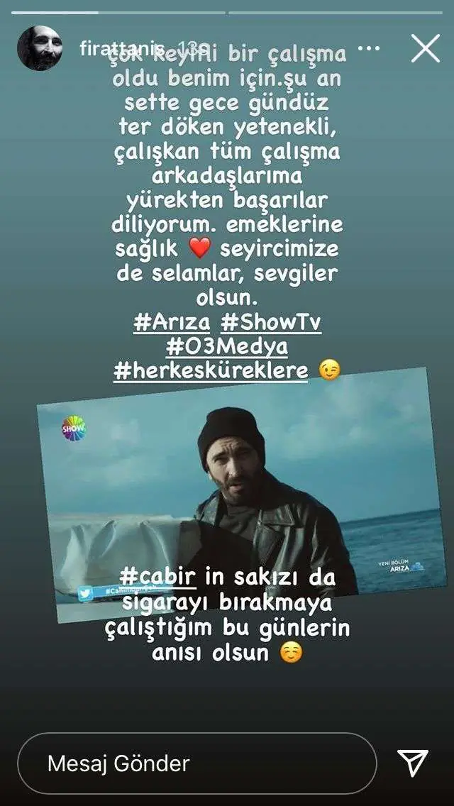 Cabir öldü, sakızın sırrı ortaya çıktı! Arıza dizisine veda eden Fırat Tanış'tan son sözler 7