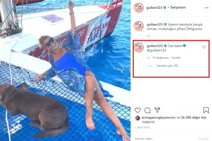 Gülben Ergen kendini övdü, takipçileri 'fake hesap' çıkışı yaptı! 7
