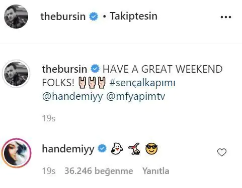 Kerem Bursin'den yine çıldırtan bir Hande Erçel paylaşımı! 8