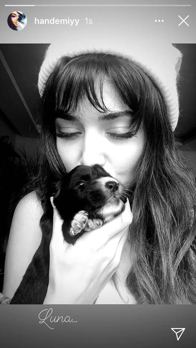 Hande Erçel, yine kalpleri çaldı ama bu kez ne yeğeniyle ne de Kerem Bürsin'le... 7