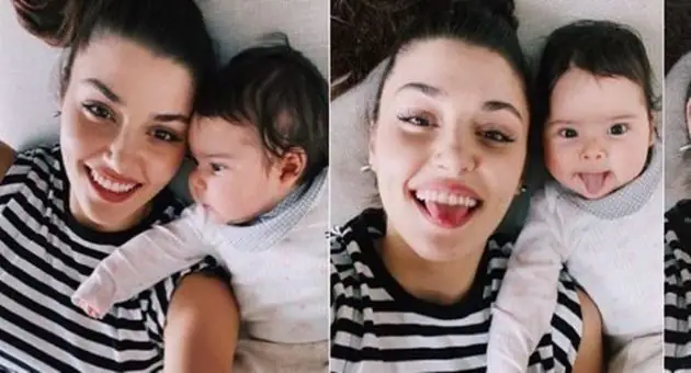 Yeğeni Mavi'nin doğuşu Hande Erçel'de bir değişime sebep oldu! 7