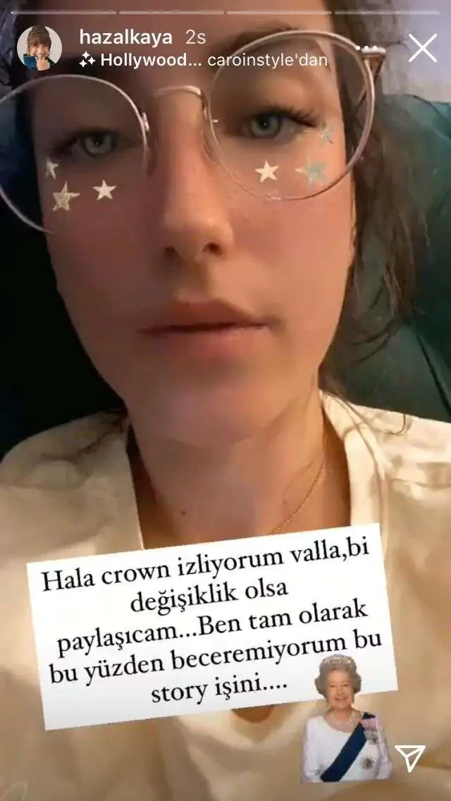 Hazal Kaya da o dizinin müdavimi çıktı! Üstelik izlerken sövüp duruyor! 10