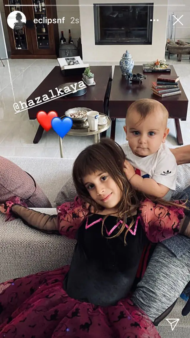 Hazal Kaya, oğlu Fiko'yu bu kez Ceyda Düvenci'nin oğlu Ali ile buluşturdu 9