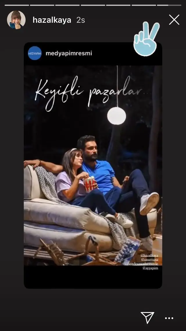 Hazal Kaya ve Onur Tuna'nın 'Benden Ne Olur?' filmindeki imajı ortaya çıktı... Sürpriz kareler 8