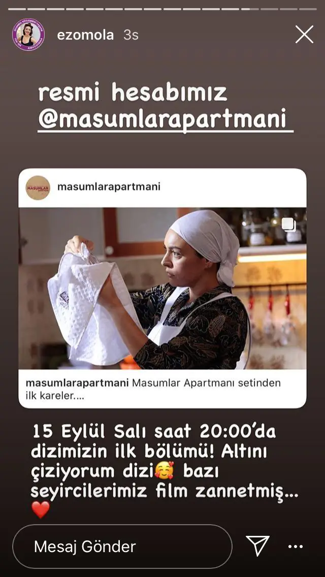 Dikkat, Masumlar Apartmanı bir film değildir! Kafaları karıştıran duruma Ezgi Mola ayarı! 8