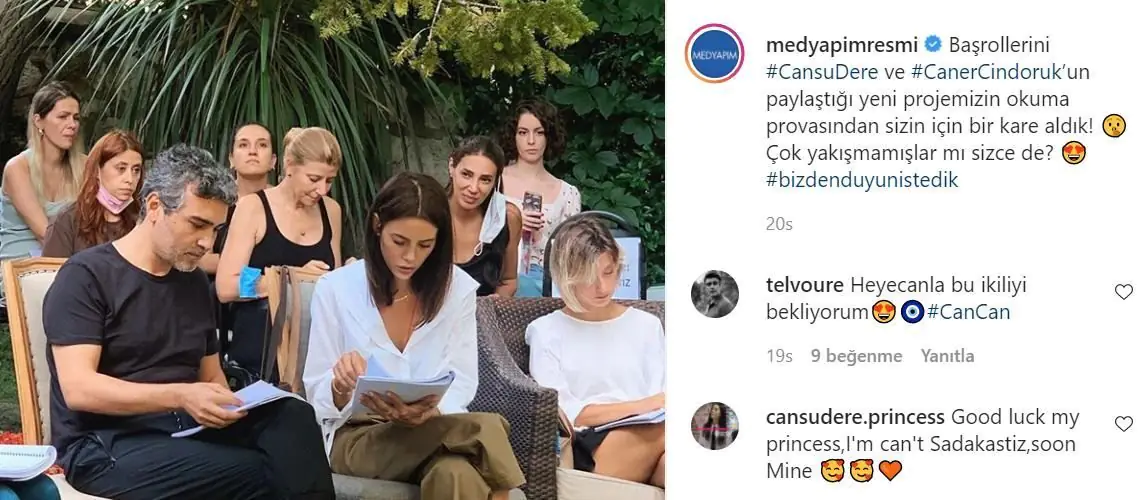 Cansu Dere yeni dizisinden mesaj yolladı, hayranları heyecanlandı! 8