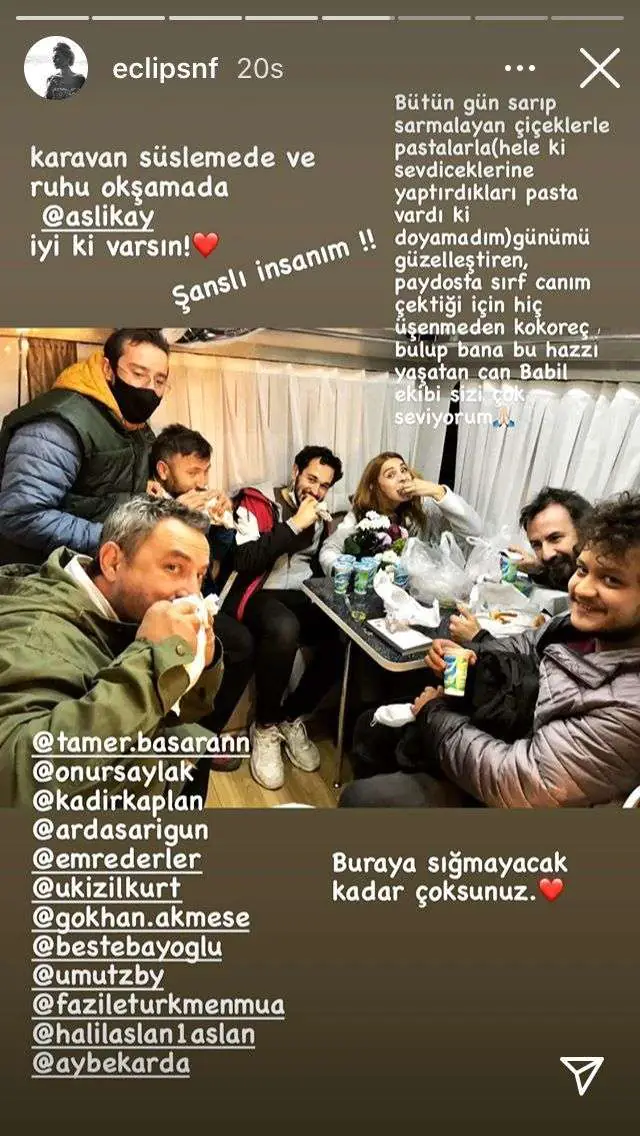 Babil setinde kokoreç keyfi! Nur Fettahoğlu ne tatlısın 9