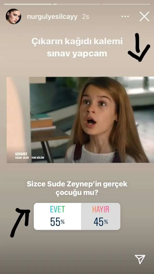 Sude kızı mı, değil mi? Nurgül Yeşilçay, Kefaret'te kafa karıştıran olaya sosyal medyadan yanıt aradı! 9