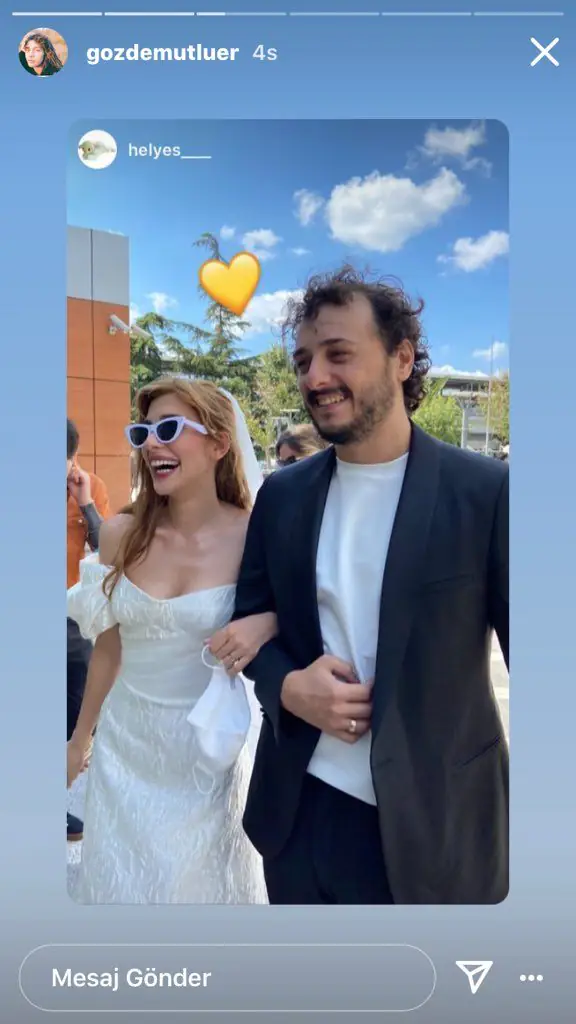 4N1K dizisinin Yaprak'ı Gözde Mutluer evlendi! 8