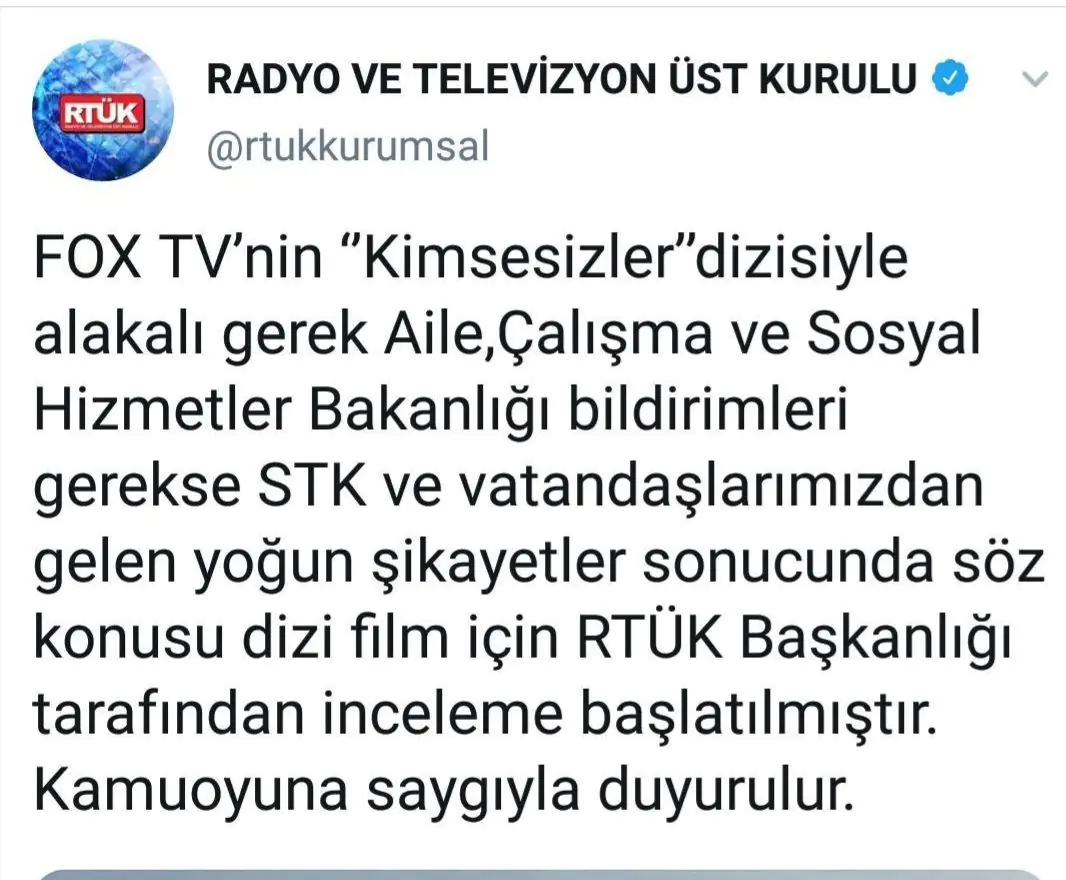 Kimsesizler dizisi neden RTÜK tarafından incelemeye alındı? İşte sebepleri! 7