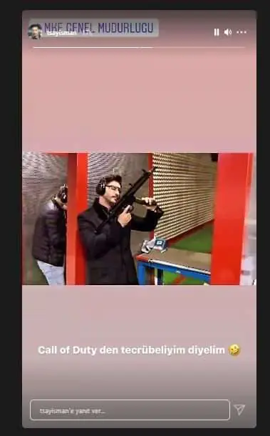 Tolgahan Sayışman eline silah aldı, Call of Duty'den tecrübeli bir kere! 8