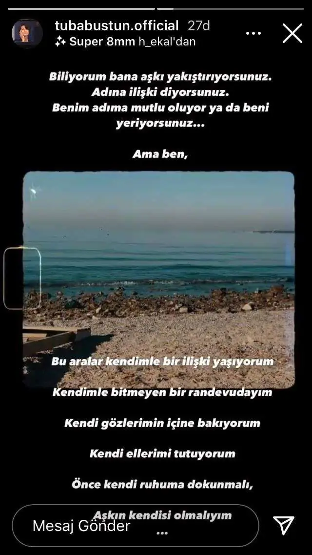 Tuba Büyüküstün 'gizli aşk' haberine gayet açık yanıtı çaktı! 7 Tuba Büyüküstün 'gizli aşk' haberine gayet açık yanıtı çaktı! 7