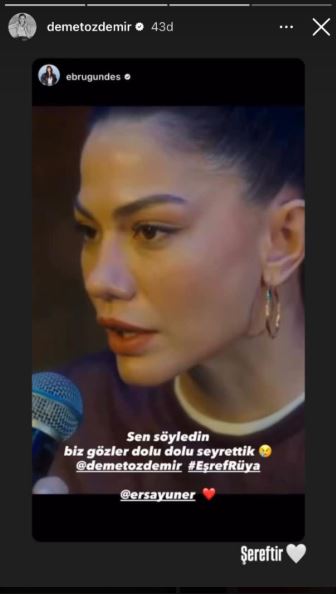 Eşref Rüya dizisinde Demet Özdemir söyledi, ekran başında Ebru Güneş duygulandı! 6 Eşref Rüya dizisinde Demet Özdemir söyledi, ekran başında Ebru Güneş duygulandı! 6